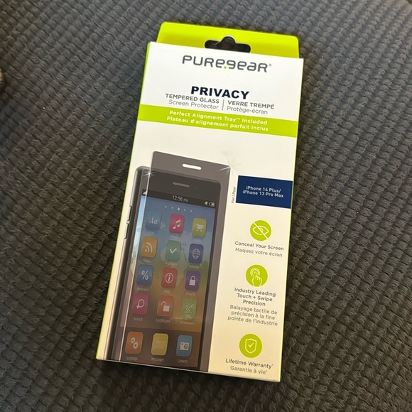 Apple iPhone 14 Plus/13 Pro Max Privacy Glass Screen Protector - Picture 1 of 6